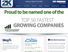 Tablet Screenshot of 2knetworks.com